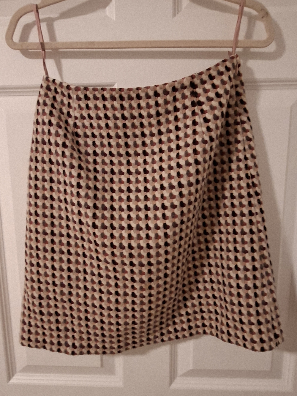 Talbots Petites Vintage Wool Blend A-Line Mini Skirt Italian Fabric, Size 4P